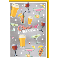 Geburtstag Glückwunschkarte mit Briefumschlag Motive...