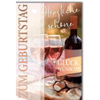 Geburtstag Glückwunschkarte mit Briefumschlag...