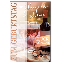 Geburtstag Glückwunschkarte mit Briefumschlag...