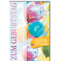Geburtstag Glückwunschkarte mit Briefumschlag...
