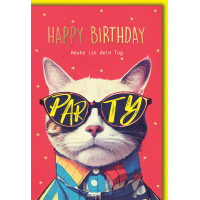 Geburtstag Glückwunschkarte mit Briefumschlag Coole...