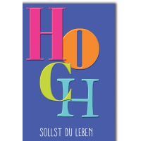 Geburtstag Glückwunschkarte mit Briefumschlag Hoch...