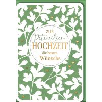 Petersilienhochzeit Glückwunschkarte mit...