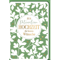 Petersilienhochzeit Glückwunschkarte mit...