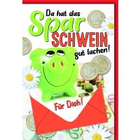 Allgemeine Wünsche Geldkarte Grußkarte mit...
