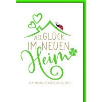 Einzug Umzug Neues Heim Glückwunschkarte mit...