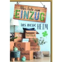 Einzug Umzug Neues Heim Glückwunschkarte mit...