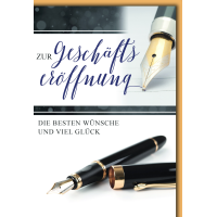 Geschäftseröffnung Glückwunschkarte mit...