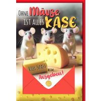 Allgemeine Wünsche Geldkarte Grußkarte mit...