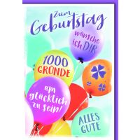 Geburtstag Glückwunschkarte mit Briefumschlag...