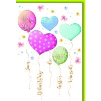 Geburtstag Glückwunschkarte mit Briefumschlag...