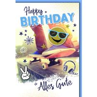 Geburtstag Glückwunschkarte mit Briefumschlag...