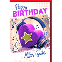 Geburtstag Glückwunschkarte mit Briefumschlag Happy...