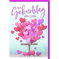 Geburtstag Glückwunschkarte mit Briefumschlag...