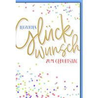 Geburtstag Glückwunschkarte mit Briefumschlag...
