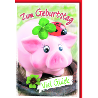 Geburtstag Glückwunschkarte mit Briefumschlag...