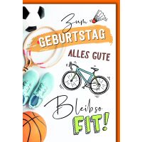 Geburtstag Glückwunschkarte mit Briefumschlag...