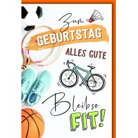 Geburtstag Glückwunschkarte mit Briefumschlag...
