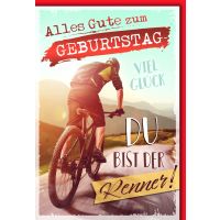 Geburtstag Glückwunschkarte mit Briefumschlag Du...