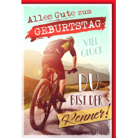 Geburtstag Glückwunschkarte mit Briefumschlag Du...