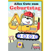 Geburtstag Glückwunschkarte mit Briefumschlag...