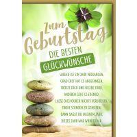 Geburtstag Glückwunschkarte mit Briefumschlag Wieder...