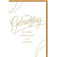 Geburtstag Glückwunschkarte mit Briefumschlag...