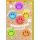 Geburtstag Glückwunschkarte mit Briefumschlag bunte Smileys