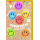 Geburtstag Glückwunschkarte mit Briefumschlag bunte Smileys