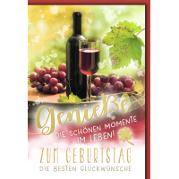 Geburtstag Glückwunschkarte mit Briefumschlag...