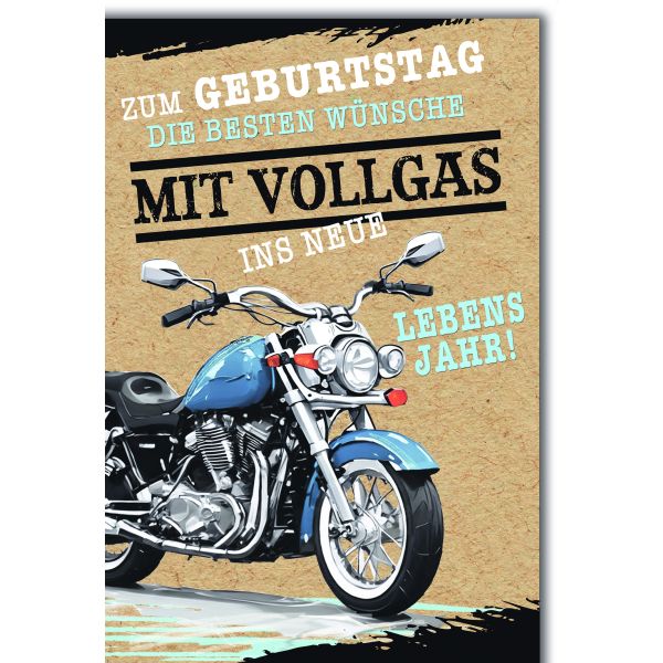 Wunderbar Geburtstag Mann Motorrad Bild