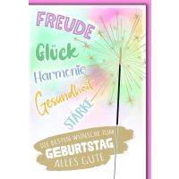 Geburtstag Glückwunschkarte mit Briefumschlag...