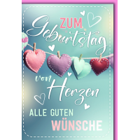 Geburtstag Glückwunschkarte mit Briefumschlag...