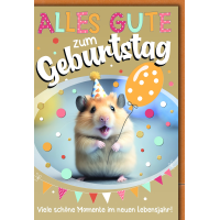 Geburtstag Glückwunschkarte mit Briefumschlag...