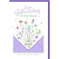 Geburtstag Geldkarte Glückwunschkarte mit...
