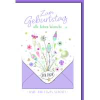 Geburtstag Geldkarte Glückwunschkarte mit...