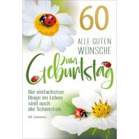 A 60. Geburtstag Glückwunschkarte mit Briefumschlag...