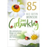 A 85. Geburtstag Glückwunschkarte mit Briefumschlag...