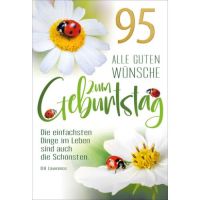 95. Geburtstag Glückwunschkarte mit Briefumschlag...