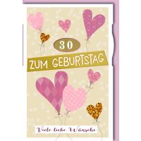 Zahlengeburtstag Drehzahl Glückwunschkarte mit...
