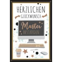 Master Glückwunschkarte mit Briefumschlag PC