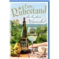 Ruhestand Glückwunschkarte mit Briefumschlag Ein...