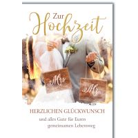 Hochzeit Glückwunschkarte mit Briefumschlag Mr &...