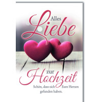 Hochzeit Glückwunschkarte mit Briefumschlag Alles...