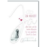Hochzeit Glückwunschkarte mit Briefumschlag...