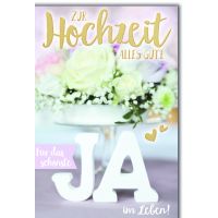 Hochzeit Glückwunschkarte mit Briefumschlag Das...