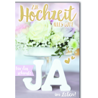 Hochzeit Glückwunschkarte mit Briefumschlag Das...