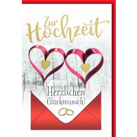 Hochzeit Geldkarte Glückwunschkarte mit...