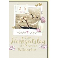 Hochzeitstag Glückwunschkarte mit Briefumschlag...