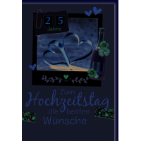 Hochzeitstag Glückwunschkarte mit Briefumschlag...